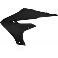 0022956.092 - Acerbis Radiator Scoops For Yamaha YZF250 2019-2023 & YZF450 2018-2022 - Metallic Black