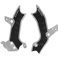 0026096.293 - Acerbis X-Grip Frame Guards For Kawasaki KX250 2025 & KX450 2024-2025 - Grey/Black