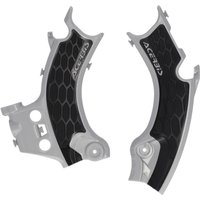 0026618.223 - Acerbis X-Grip Frame Guards For Honda CRF250R & CRF450R 2025 - Silver/Black
