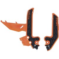 Image of 0026988.209 - Acerbis X-Grip Frame Protectors For KTM SX85 2025 Orange/Black