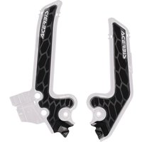 Image of 0026994.237 - Acerbis X-Grip Frame Guards For Husqvarna TC85 2025 - White/Black