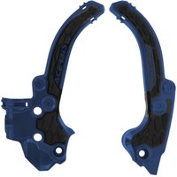 0026536.251 - Acerbis X-Grip Frame Guards For KTM SX50 & Husqvarna TC50 & Gas Gas MC50 2024-2025 - Blue/Black