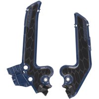 Image of 0026994.251 - Acerbis X-Grip Frame Guards For Husqvarna TC85 2025 - Blue/Black