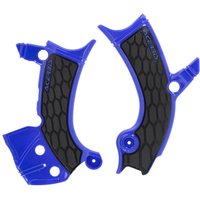 0026516.251 - Acerbis X-Grip Frame Guards For Yamaha WRF250 2025 & WRF450 2024-2025 - Blue/Black