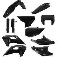 0026855.090 - Acerbis Full Plastics Kit For Husqvarna FE 250/350/450/501 & TE 125/150/250/300 2024-2025 - Black
