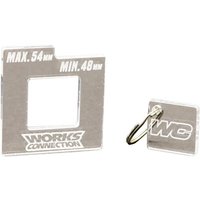 17-550 - Works Connection Chain Tensioner Gauge For Kawasaki KXF250 2021-2025, KXF450 2019-2025, KX 250/450X 2022-2025 48mm-54mm