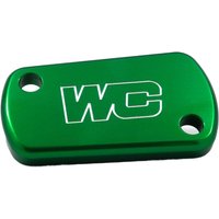 Image of 21-618 - Works Connection Rear Brake Master Cylinder Cover For Kawasaki KX 125/250 2003-2008, KXF250 & KXF250XC 2004-2024, KXF450 & KXF450XC 2006-2023 Green