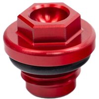 Image of 24-077 - Works Connection Oil Fill Plug For Honda CRF250R 2018-2023, CRF250RX 2019-2023, CRF450R 2021-2022, CRF450RX 2021-2023 Red