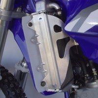 18-072 - Works Connection Radiator Braces For Yamaha YZ125 2002-2024, YZ125X 2020-2024 Silver