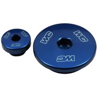 24-590 - Works Connection Engine Plugs For Yamaha YZF250 2014-2025, YZF450 2010-2022, YZF250X 2015-2025, YZF450X 2016-2025, WRF250 2015-2025, WRF450 2016-2025 Blue