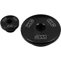 24-596 - Works Connection Engine Plugs For Yamaha YZF250 2014-2025, YZF450 2010-2022, YZF250X 2015-2025, YZF450X 2016-2025, WRF250 2015-2025, WRF450 2016-2025 Black