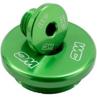 24-623 - Works Connection Engine Plugs For Kawasaki KXF250 2020-2025, KXF450 2019-2025, KX250XC 2020-2025, KX450XC 2020-2023 Green