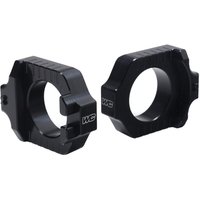 Image of 17-290 - Works Connection Elite Axle Blocks For Yamaha YZF250 2012-2025, YZF450 2010-2025 Black
