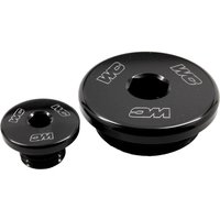 24-556 - Works Connection Engine Plugs For Yamaha YZF450 2006-2009, YZF450 2023-2025, WRF250 2003-2013, WRF450 2003-2015 Black