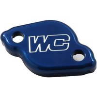 Image of 21-700 - Works Connection Rear Brake Master Cylinder Cover For Yamaha YZ/YZF/WRF 2003-2025, Kawasaki KXF250 & KXF250XC 2025, KXF450 & KXF450XC 2024-2025 Blue