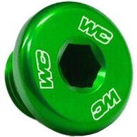 Image of 24-633 - Works Connection Radiator Plug For Honda CRF250R 2014-2017, CRF450R 2013-2016, CRF450RL 2019-2025, CRF450X 2019-2025, Kawasaki KXF250 2017-2025, KXF450 2016-2025, KX 250/450XC 2020-2023 Green