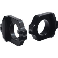 17-245 - Works Connection Elite Axle Blocks For Kawasaki KX125 2003-2005, KX250 2003-2007, KXF250 2004-2025, KXF450 2006-2025, Suzuki RMZ 250/450 2004-2025 Black