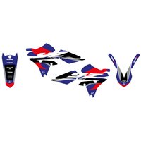 Image of 2243AB - Blackbird Dream 5 Graphic Kit For Yamaha YZF250 2014-2018 - Black/Blue/Red/Silver