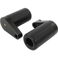 BikeTek Black STP Crash Protectors Set - Kawasaki ZX10R Ninja 2004-05