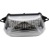 Image of Bike It LED Rear Tail Light With Clear Lens & Integral Indicators - Honda VTR1000F Firestorm 1998-2005