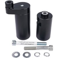 Image of BikeTek Black STP Crash Protectors Set - Yamaha YZF-R6 2006-07