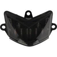 Image of Bike It LED Rear Tail Light With Cool Grey Lens & Integral Indicators - Kawasaki ZX-6R Ninja 2005-06