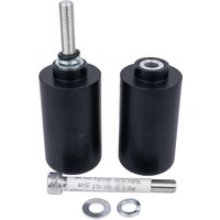 Image of BikeTek Black STP Crash Protectors Set - Honda CBR900RR 1993-99