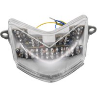 Image of Bike It LED Rear Tail Light With Clear Lens & Integral Indicators - Kawasaki ZX-6R Ninja 2005-06