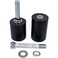 Image of BikeTek Black STP Crash Protectors Set - Honda CB1000R 2008-17