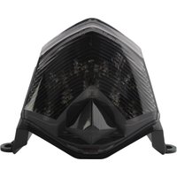 Image of Bike It LED Rear Tail Light With Cool Grey Lens - Kawasaki ZX-6R Ninja 2009-11