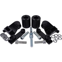 Image of BikeTek Black STP Crash Protectors Set - Honda CBR1000RR 2008-11