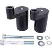 BikeTek Black STP Crash Protectors Set - Honda CBR1000RR 2004-05