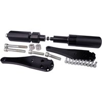 Image of BikeTek Black STP Crash Protectors Set - Kawasaki ZX10R Ninja 2006-07