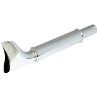 Image of Bike It Universal 20" Tailfin Fixed Baffle 45mm ID Silencer