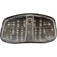 Image of Bike It LED Rear Tail Light With Clear Lens & Integral Indicators - Suzuki GSX-R600 & GSX-R750 2005-07