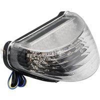 Image of Bike It LED Rear Tail Light With Clear Lens & Integral Indicators - Kawasaki ZX-12R Ninja 1999-2006