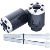 BikeTek Carbon Fibre Crash Protectors Set - Kawasaki ZX6RR 636 Ninja 2003-04