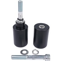 Image of BikeTek Black STP Crash Protectors Set - Yamaha YZF-R6 1998-2002