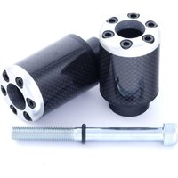 BikeTek Carbon Fibre Crash Protectors Set - Kawasaki ZX6R Ninja 2006