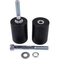 Image of BikeTek Black STP Crash Protectors Set - Honda CBR600 1991-98