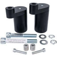 BikeTek Black STP Crash Protectors Set - Honda CBR1000RR 2006-07
