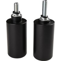 BikeTek Black STP Crash Protectors Set - Suzuki GSX-S1000F 2015-18