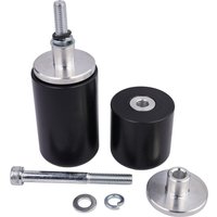 BikeTek Black STP Crash Protectors Set - Kawasaki Z750 2007-12