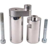 BikeTek Aluminium Crash Protectors Set - Yamaha YZF-R6 2006-07