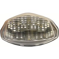 Image of Bike It LED Rear Tail Light With Clear Lens & Integral Indicators - Suzuki GSX-R1000 2007-08