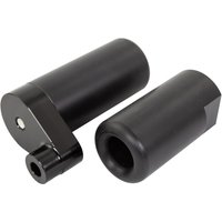 Image of BikeTek Black STP Crash Protectors Set - Yamaha YZF-R6 2008-09