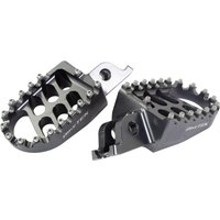 BikeTek Wide Foot Pegs - Kawasaki KXF250 2006-21