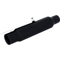 Image of Bike It Universal Shorty Silencer - Matt Black