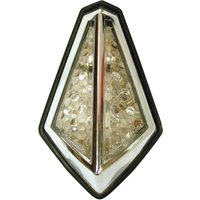 Image of Bike It Blaze Chrome LED Rear Light With Clear Lens