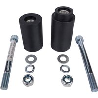 BikeTek Black STP Crash Protectors Set - Kawasaki ZX7R Ninja 1996-2003